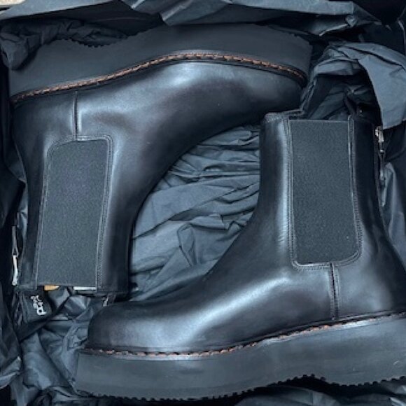 NEW R13 women's single stack chelsea boots in black - Picture 7 of 7